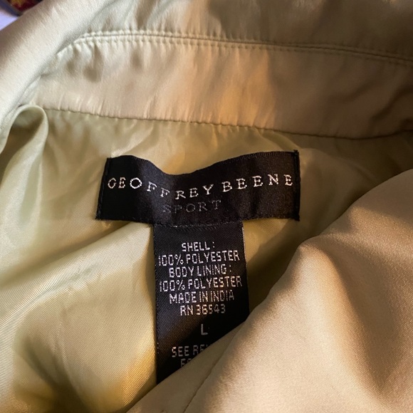 Geoffrey Been rain coat short trench coat - Picture 1 of 3